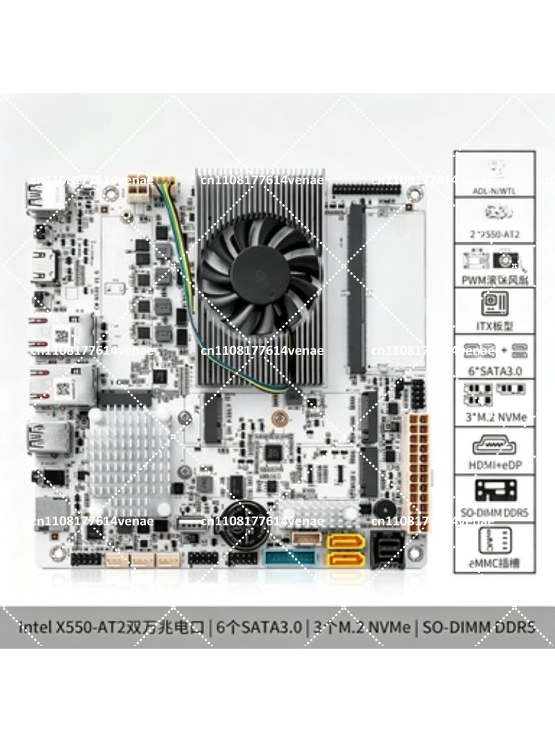 NAS Motherboard 8-Bay with N10 - đánh giá và giá Nas Motherboard 8 Sata Mini Itx