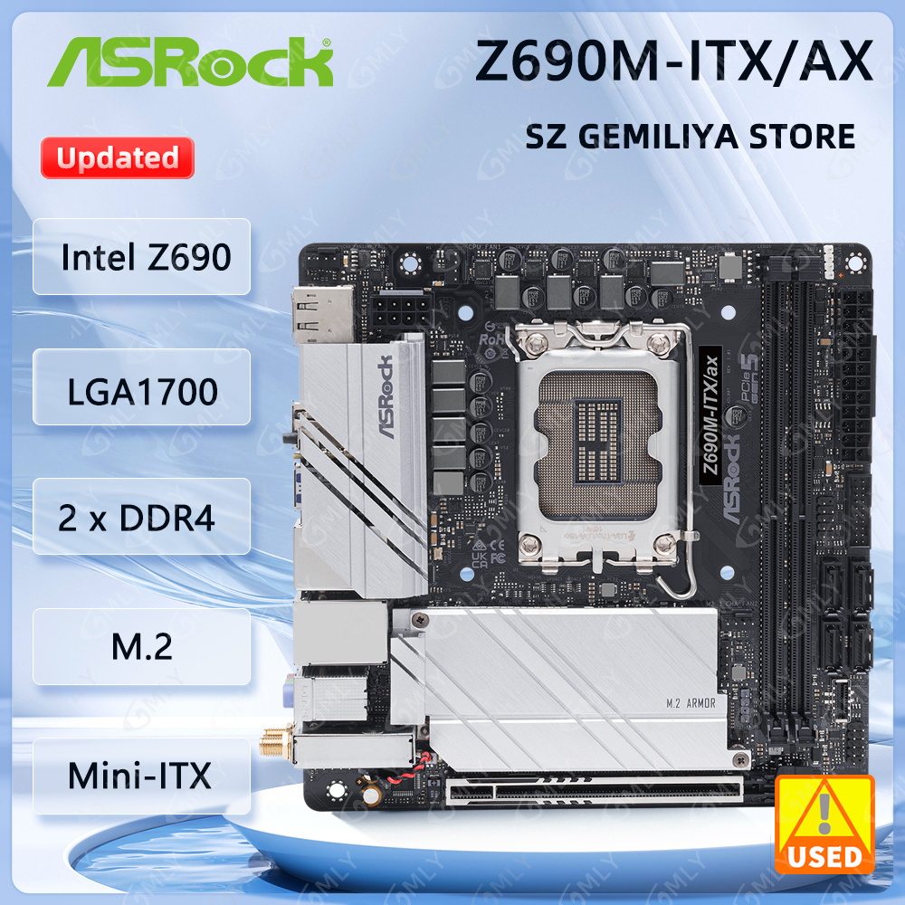 ASROCK Z690M-ITX/ax Mini-ITX M - đánh giá và giá Lga1700 Itx Motherboard Ddr5